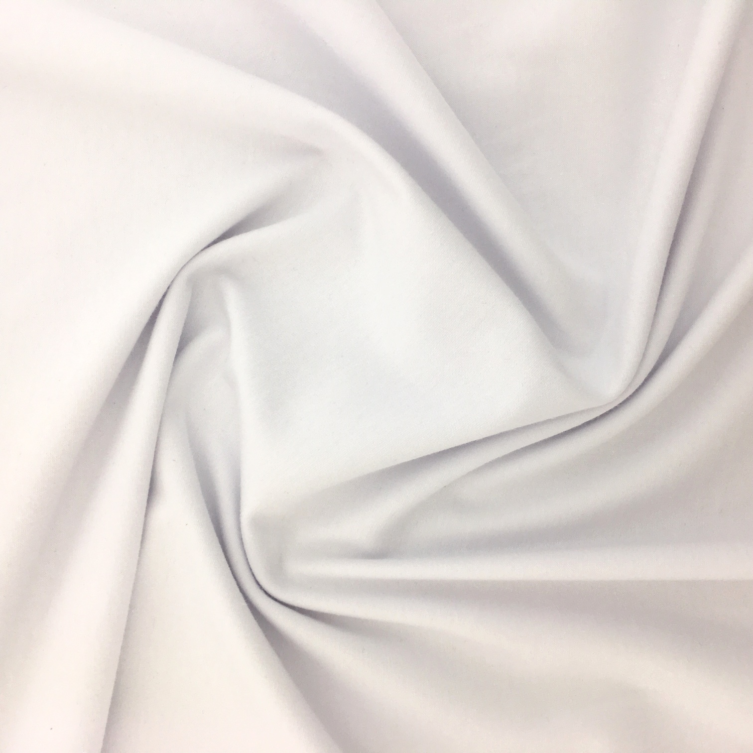 Cotton Spandex Jersey WHITE